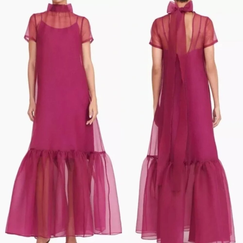 Staud Calluna Dress, Syrah